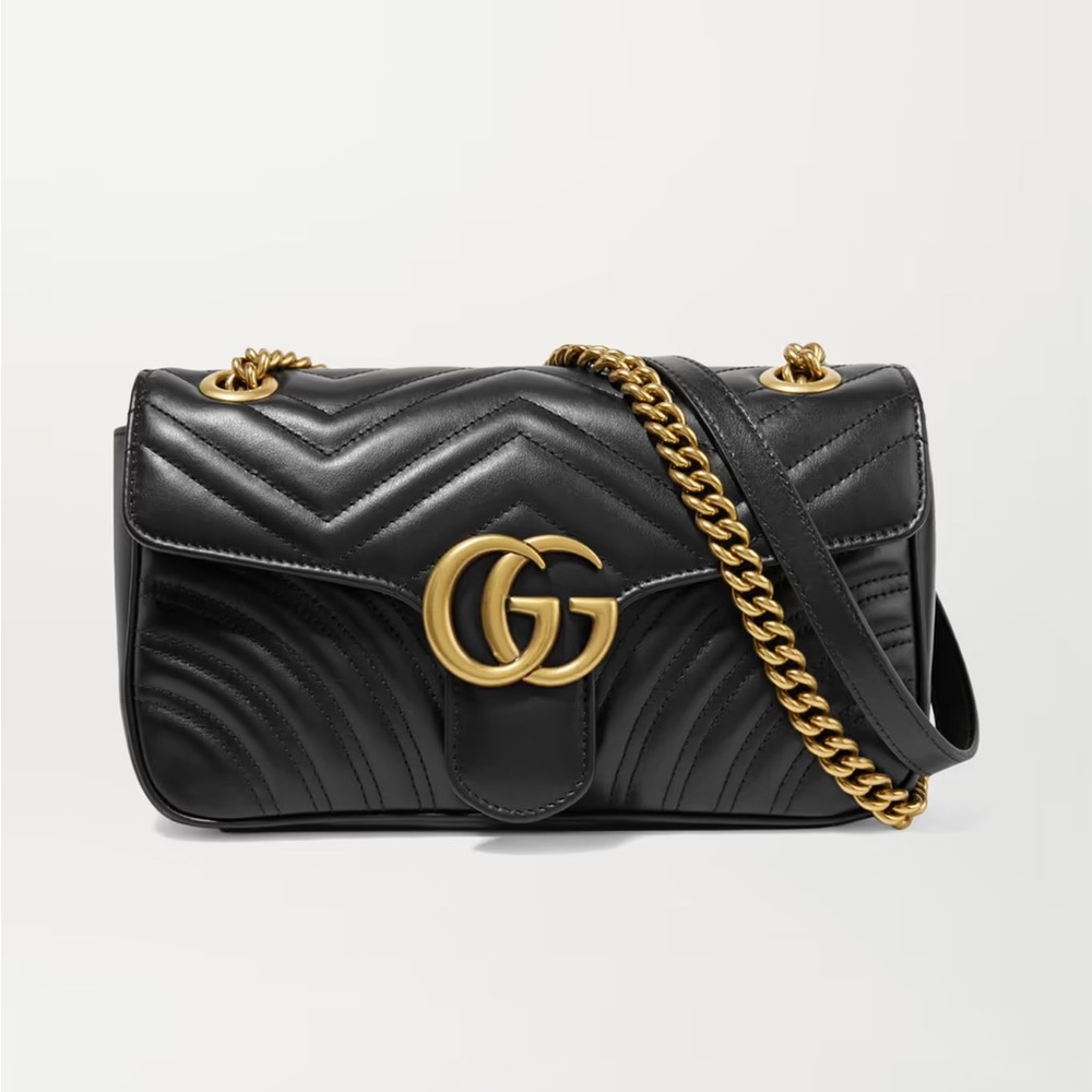 GUCCI GG Marmont small quilted leather shoulder bag